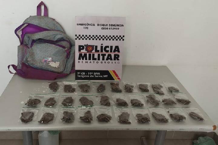 PM detém cinco pessoas por tráfico de drogas e apreende 72 porções de entorpecentes em Tangará da Serra