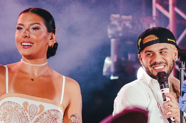 Zé Felipe e Ana Castela têm recaída em navio e reatam namoro