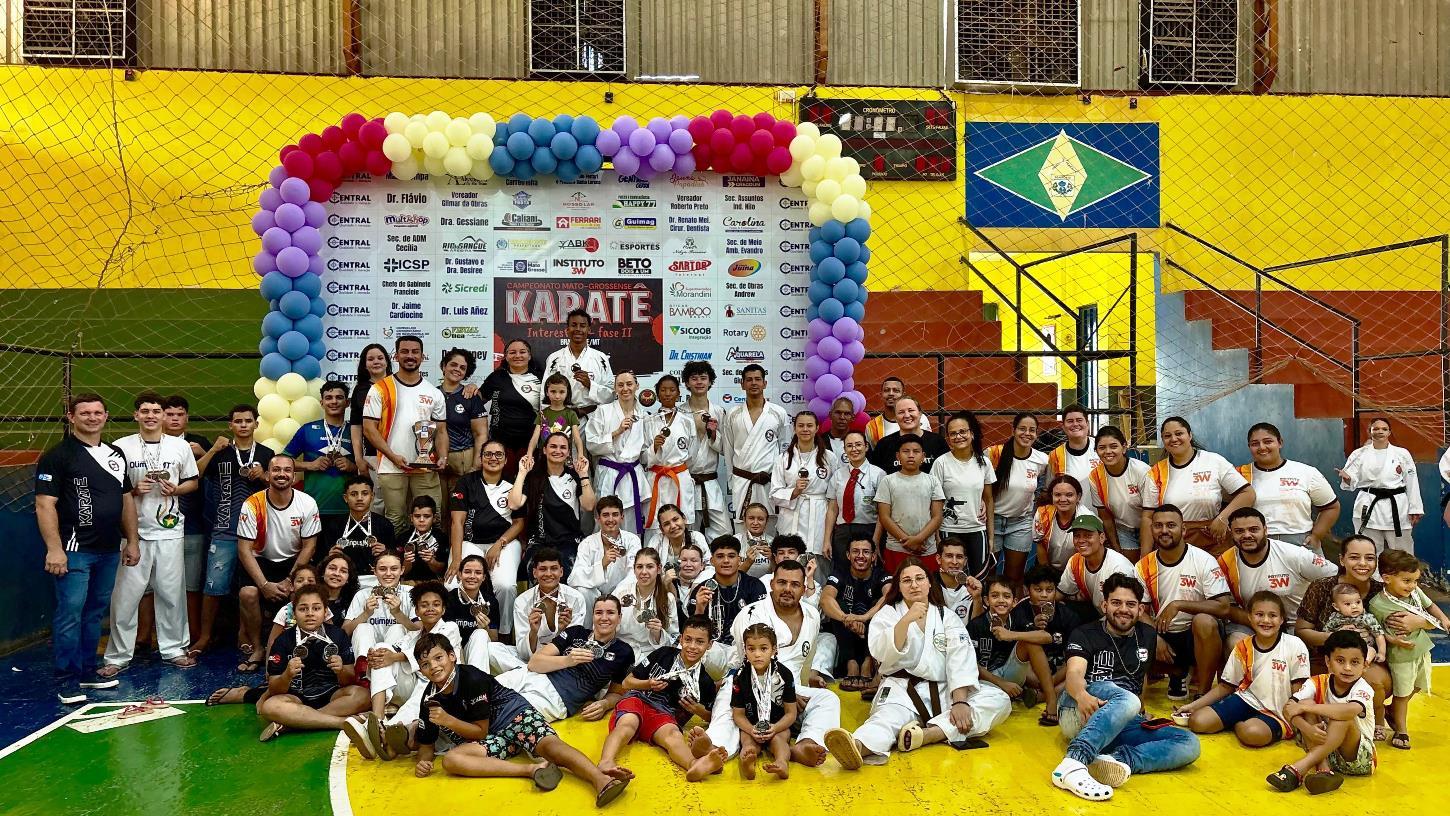 Brasnorte conquista o segundo lugar na segunda fase do Campeonato Estadual de Karatê