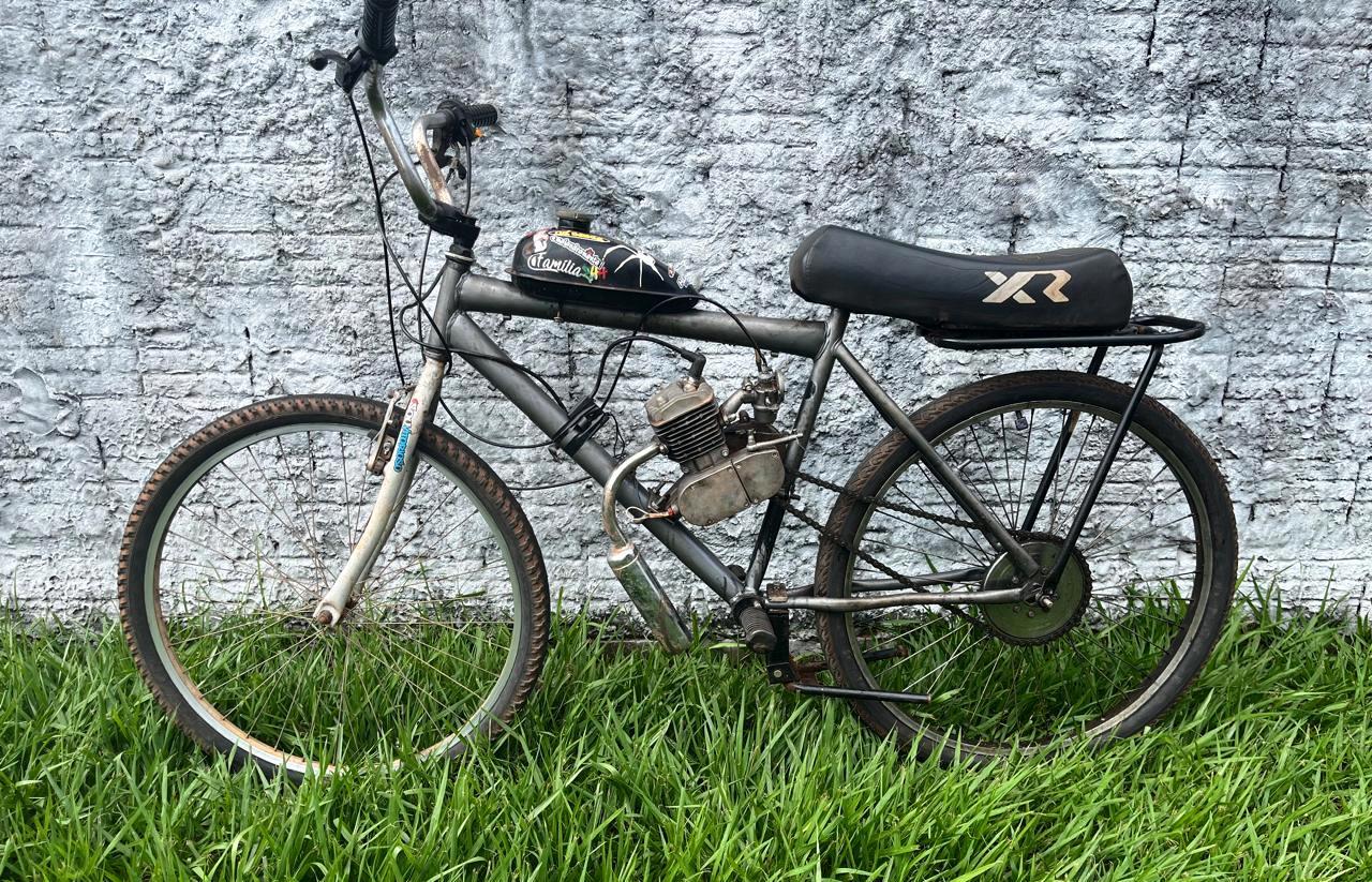 Polícia Militar apreende bicicleta motorizada conduzida por adolescente em Brasnorte